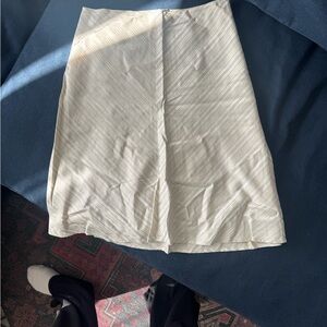 Vintage Banana Republic Cream Pencil Skirt